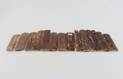 Natural woolly mammoth bark pieces