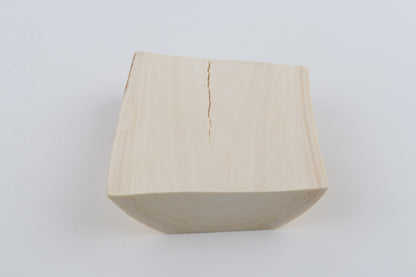 White mammoth ivory segment