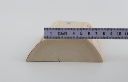 White mammoth ivory segment