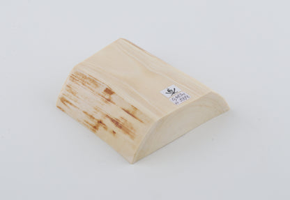 White mammoth ivory segment