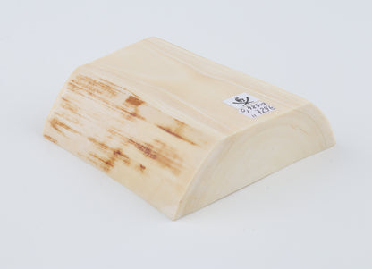 White mammoth ivory segment