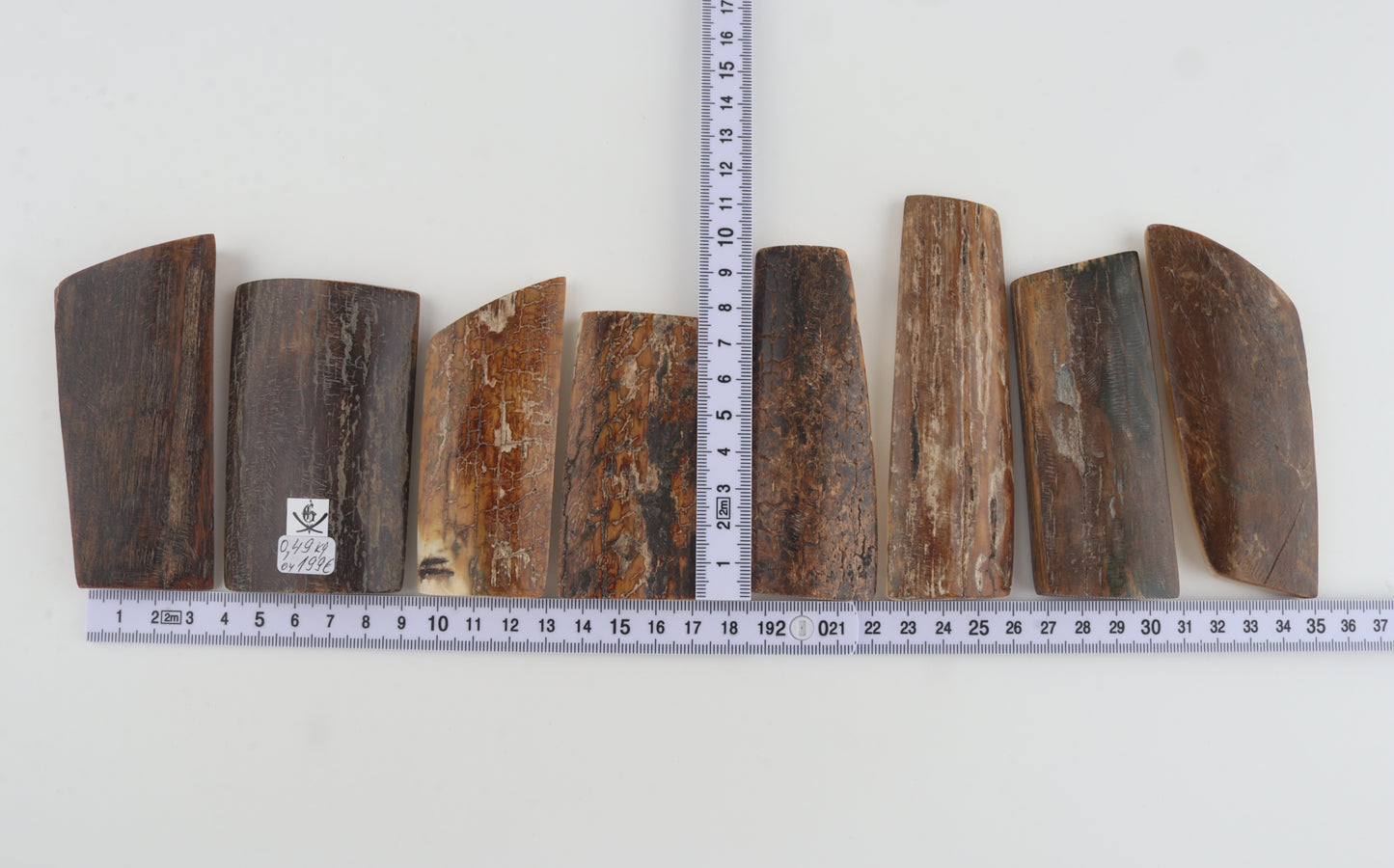 Natural mammoth bark pieces