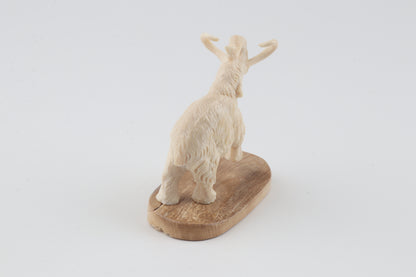 Carved woollly mammoth figurine