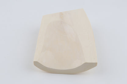 White mammoth ivory segment