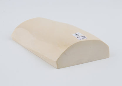 White mammoth ivory segment