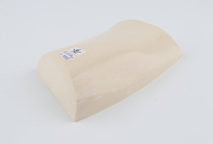 White mammoth ivory segment