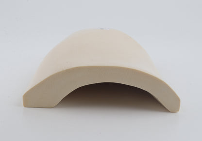 White mammoth ivory segment