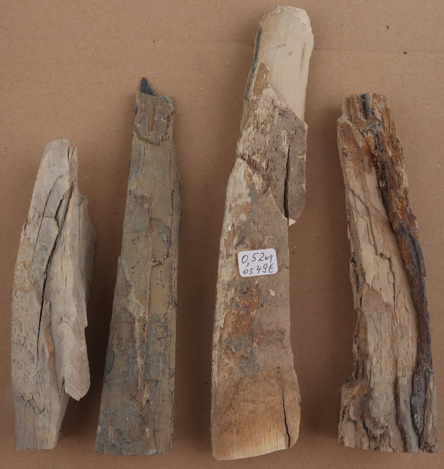 Untreated mammoth ivory pieces