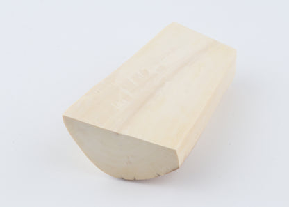 Natural mammoth ivory segment