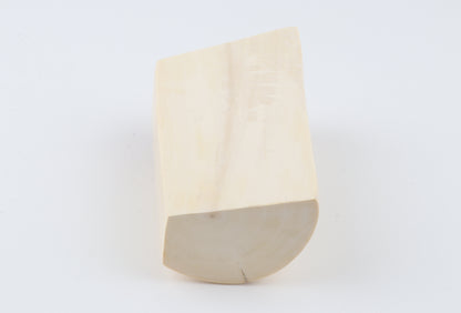 Natural mammoth ivory segment