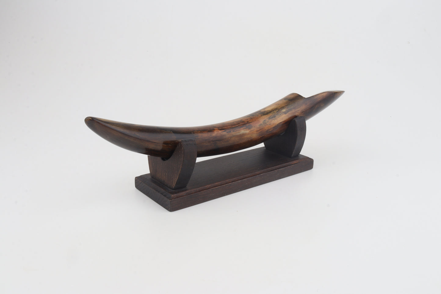Restored mammoth tusk tip
