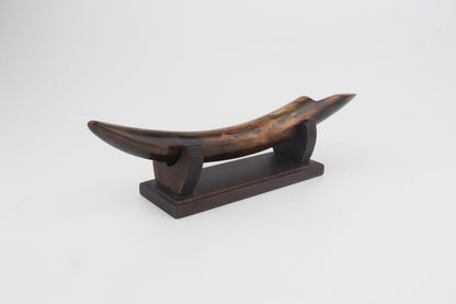 Restored mammoth tusk tip