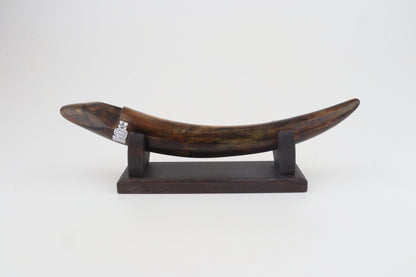 Restored mammoth tusk tip