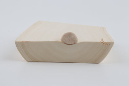 White mammoth ivory segment