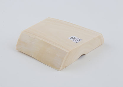 White mammoth ivory segment