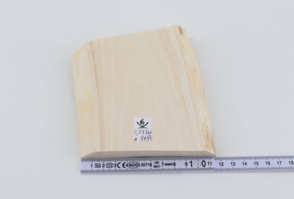 White mammoth ivory segment