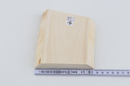 White mammoth ivory segment