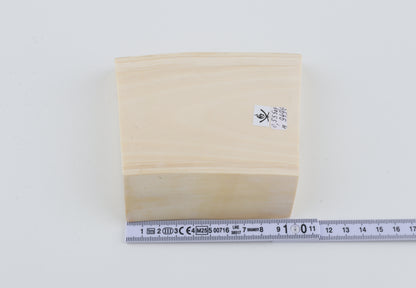 White mammoth ivory segment