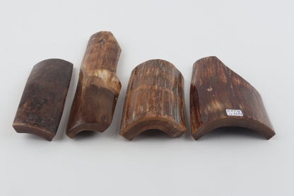 Beige-brown mammoth bark pieces