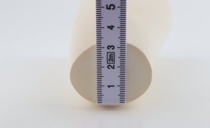 Round mammoth tusk piece