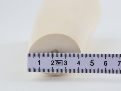 Round mammoth tusk piece