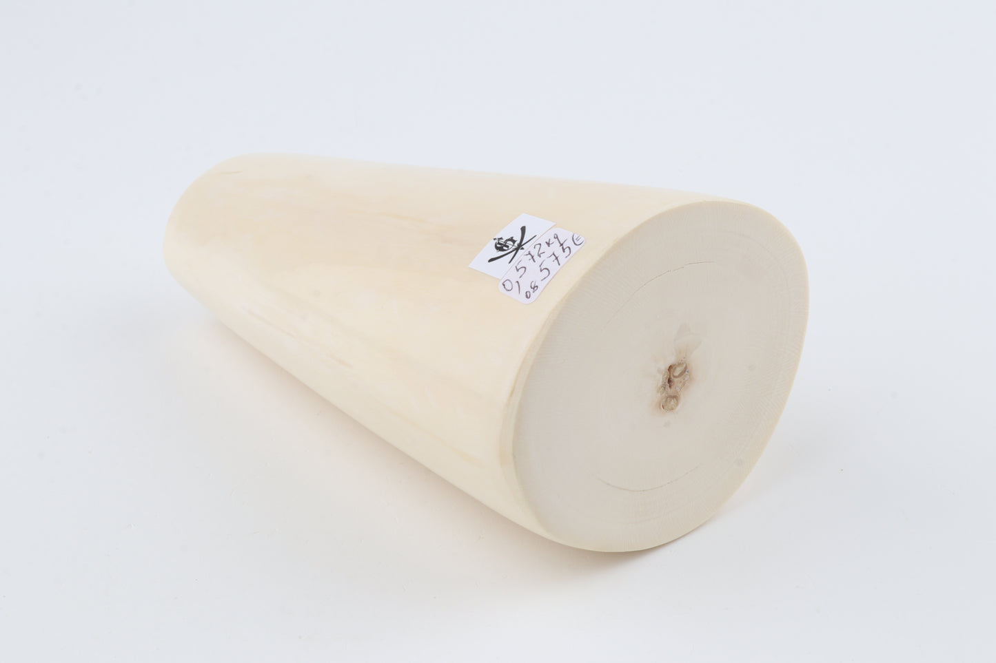 Round mammoth tusk piece