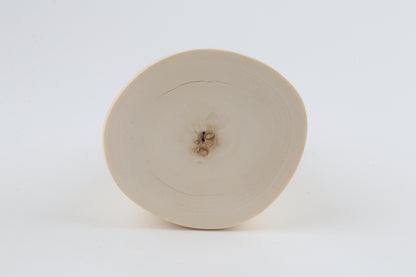 Round mammoth tusk piece