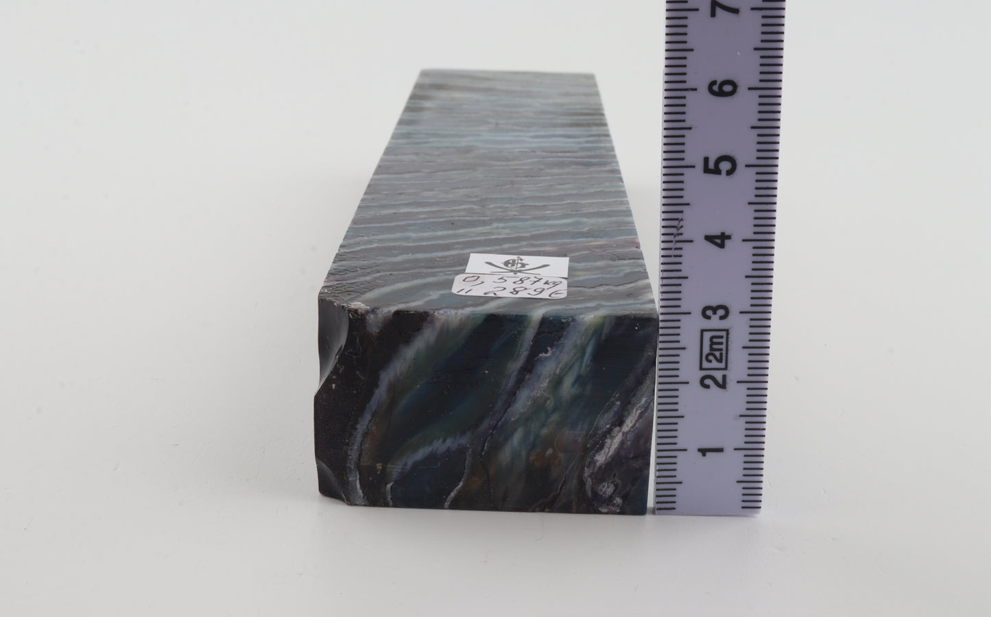 Stabilized mammoth molar piece