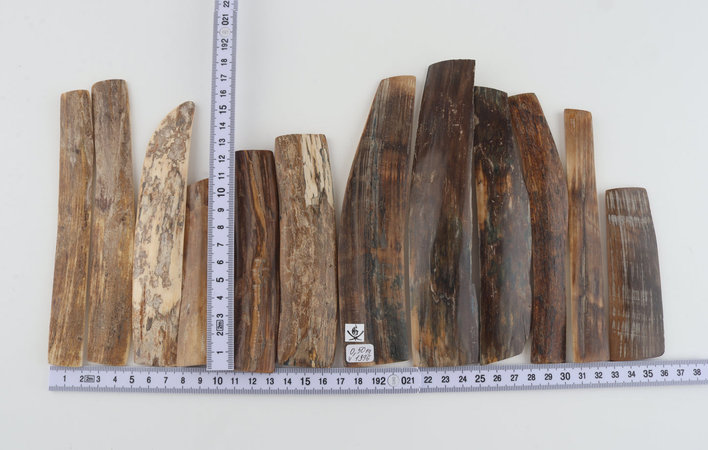 Natural mammoth bark pieces