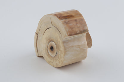 Round mammoth tusk piece