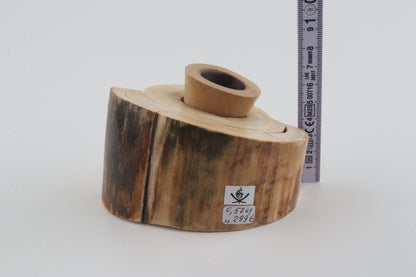 Round mammoth tusk piece