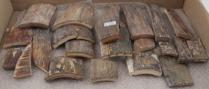 Natural mammoth bark pieces