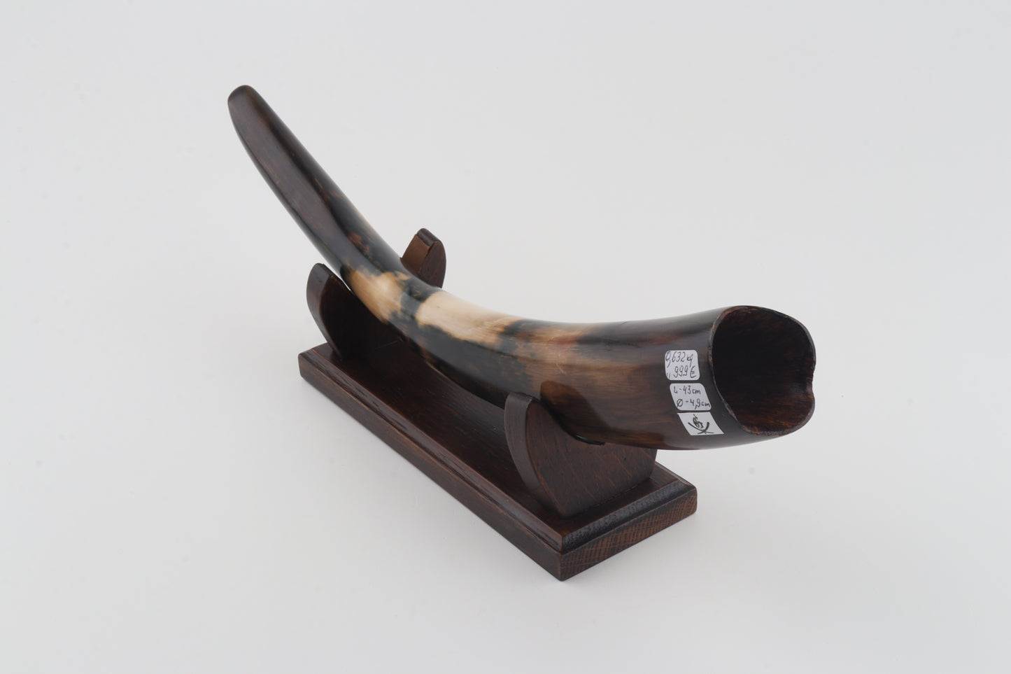 Restored woolly mammoth tusk