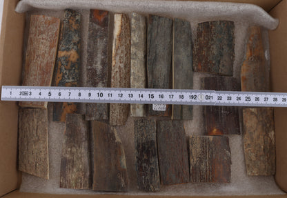 Raw mammoth bark pieces