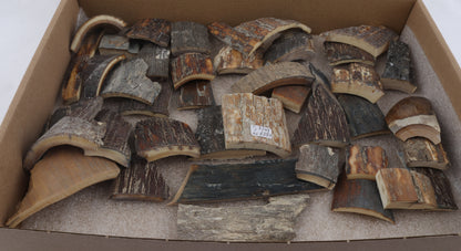 Raw mammoth bark pieces