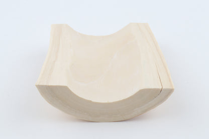 White mammoth ivory segment