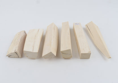 Untreated mammoth ivory pieces