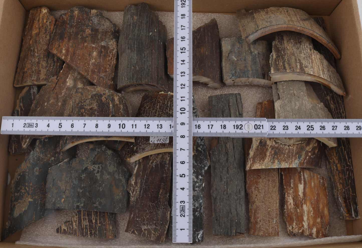 Untreated mammoth bark pieces