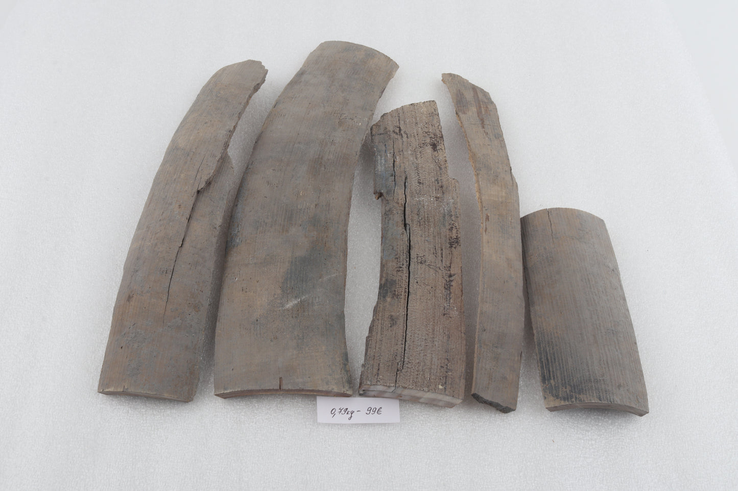 Raw mammoth bark pieces