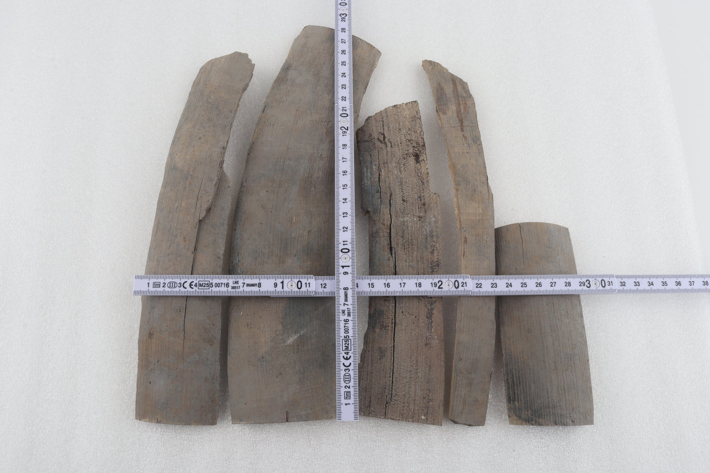Raw mammoth bark pieces