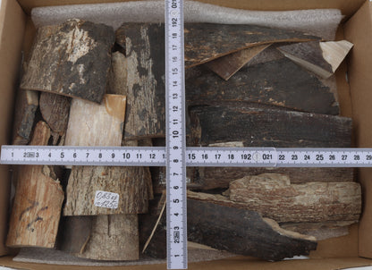 Raw mammoth bark offcuts