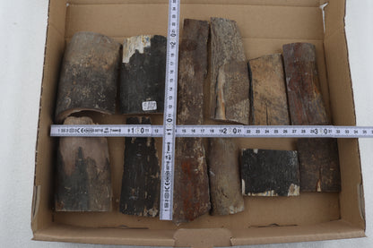Raw mammoth bark pieces