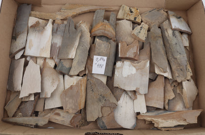 Untreated mammoth ivory offcuts