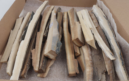 Untreated mammoth ivory offcuts