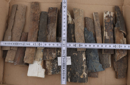 Raw mammoth bark pieces