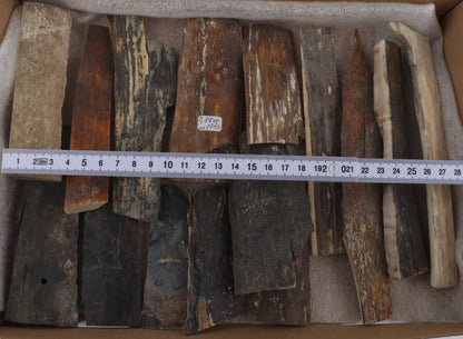 Raw mammoth bark pieces