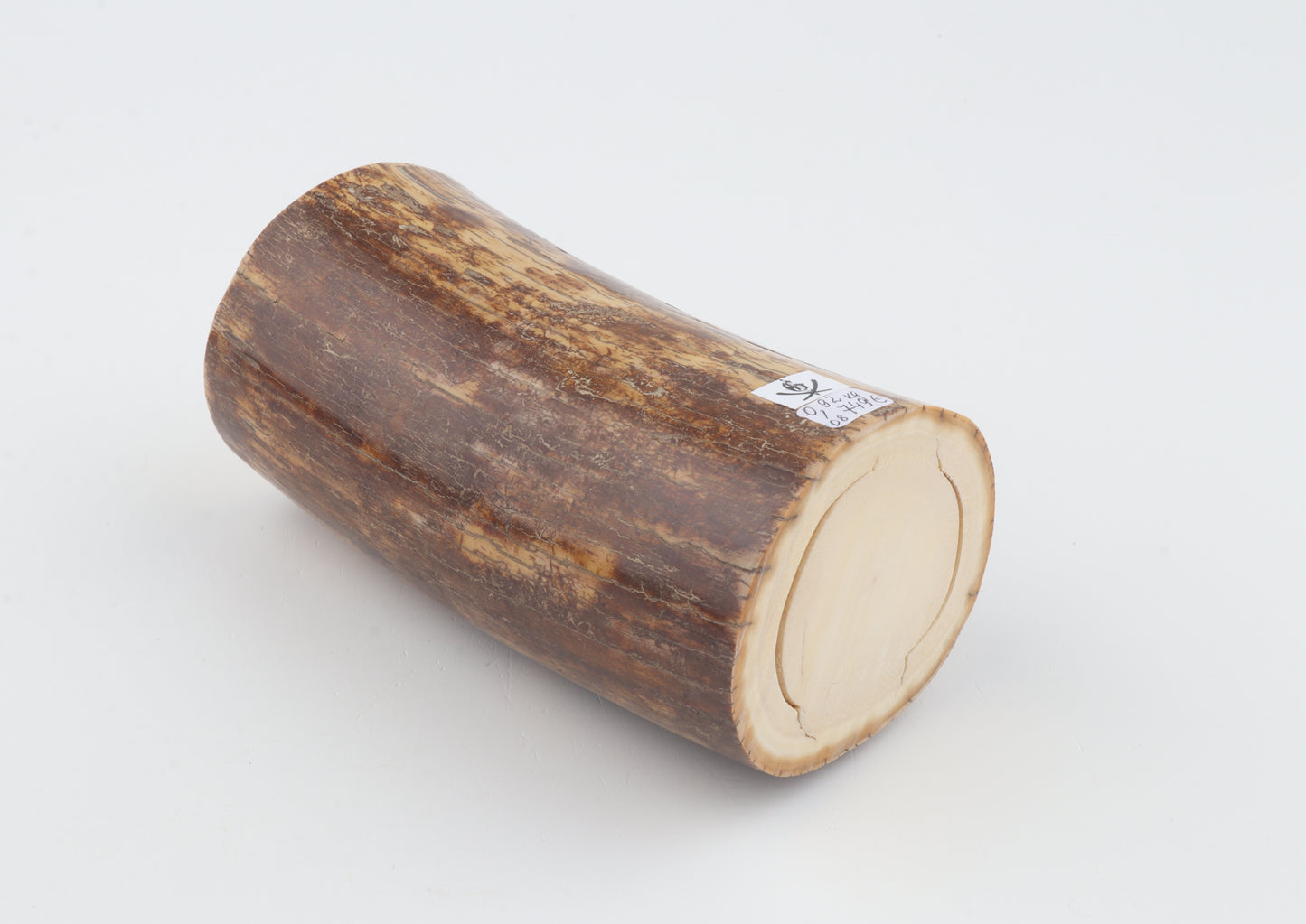 Round mammoth ivory piece