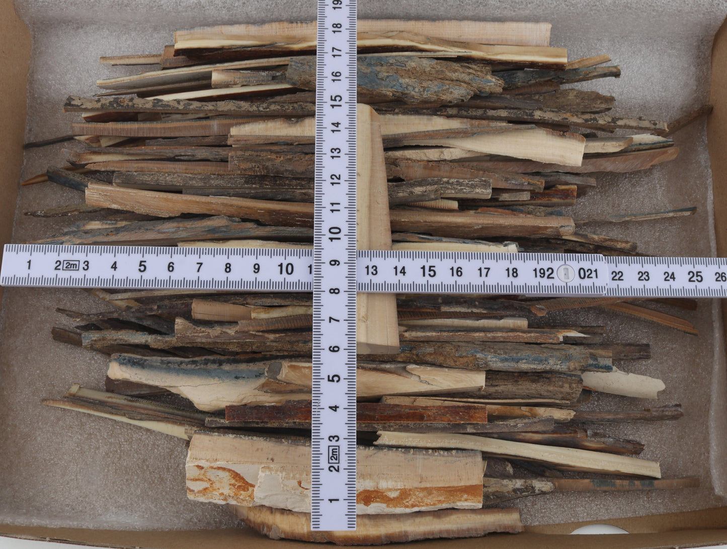 Raw mammoth ivory offcuts