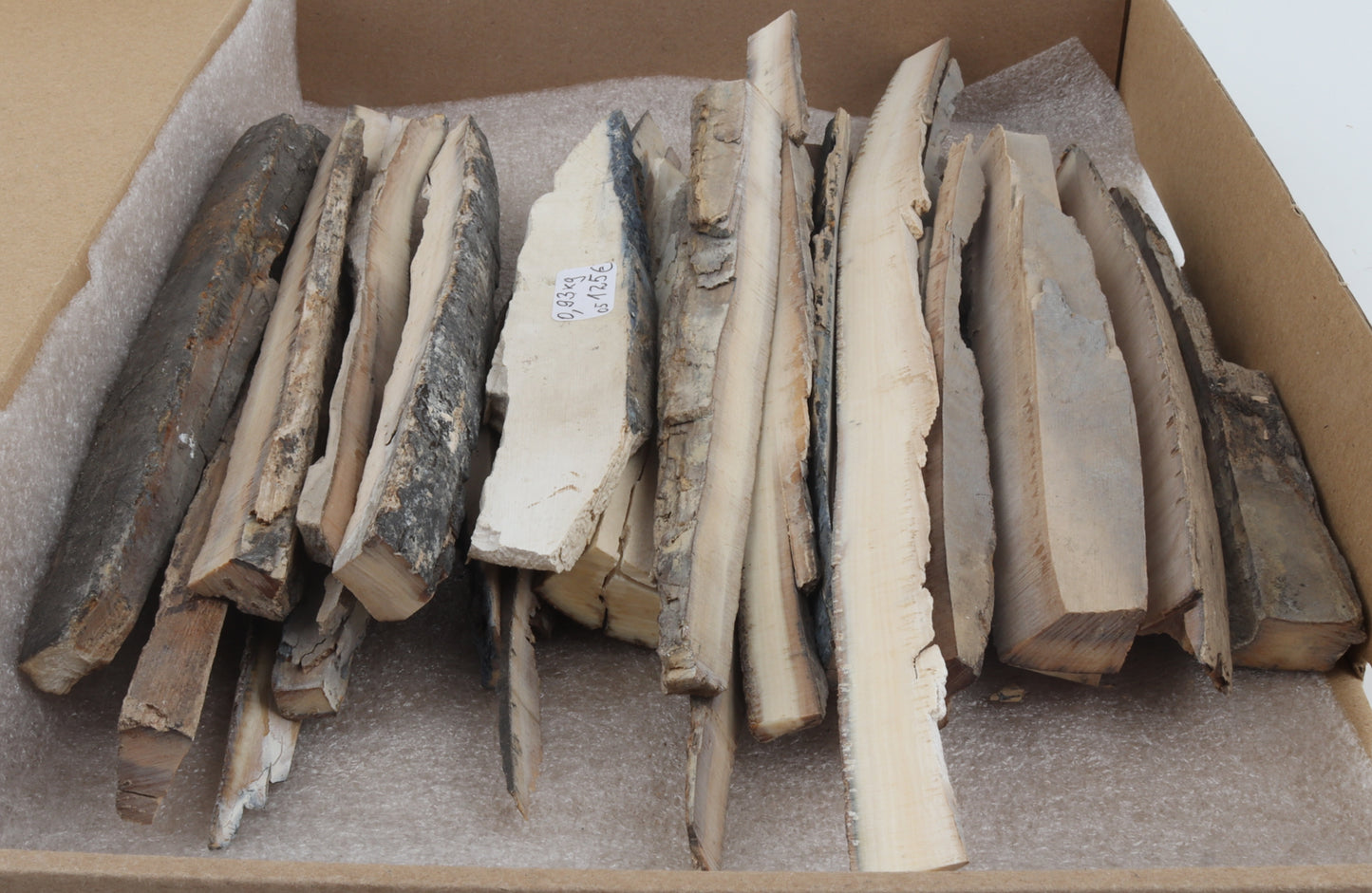 Untreated mammoth ivory offcuts