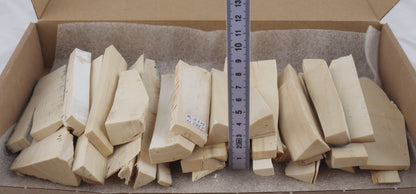 White mammoth ivory offcuts